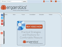 Tablet Screenshot of ergoerotics.com